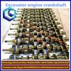 Crankshaft assy,cylinder head 4JB1 4HE1 4KH1 6HK1 6UZ1 6BG1 6BD1 excavator engine spare parts