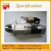 Excavator Starting motor for pc200-5 pc200-6 engine S6D95 #1 small image