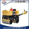 Gasoline engine double drum manual vibratory road roller