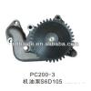 PC200-3 oil pump S6D105 for excavator #1 small image