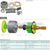 PC40-8 hydraulic pump parts