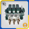 Hydraulic high pressure load sense solenoid valve 12 volt and manual control