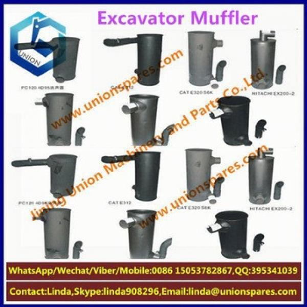 Factory price PC210-5 Exhaust muffler Excavator muffler Construction Machinery Parts Silencer #1 image
