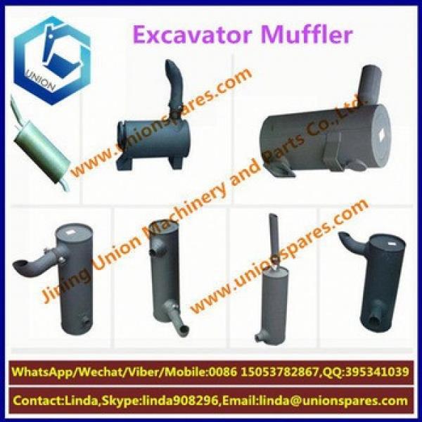 Factory price R215-7 Exhaust muffler Excavator muffler Construction Machinery Parts Silencer #1 image