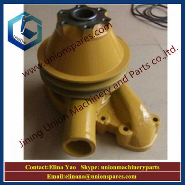Genuine PC300-3 water pump 6151-61-1121,S6D125 engine water pump #1 image