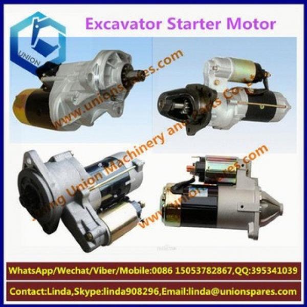 High quality For Isu&#39;zu 6SD1 excavator starter motor engine ZAX300-2-3 6SD1 electric starter motor #1 image