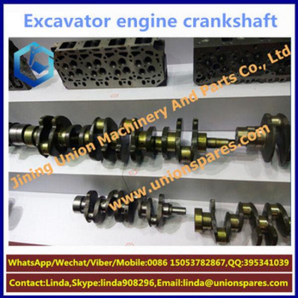 Excavator 4D33 engine crankshaft ME018297 for Mitsubishi 4D31 4D34 4M40 6D14T 6D15T 6D16T 6D14 6D15 6D16 6D22 6D24 6D31 6D34 #1 image