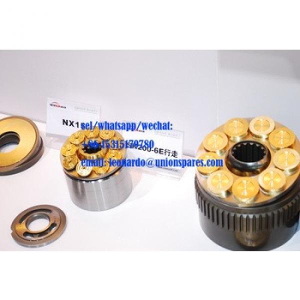 HPV55 hydraulic pump spare parts, piston shoe,cylinder block, valve plate,retainer plate,drive shaft for PC120-6 #1 image