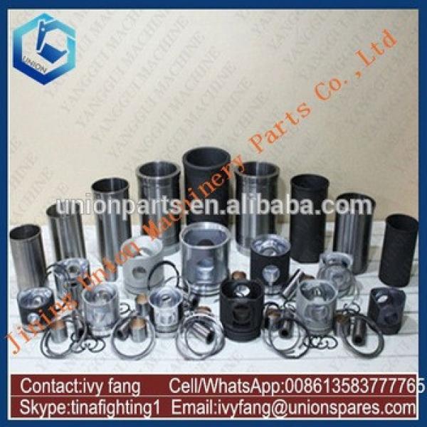 4BD1 Engine Cylinder Liner Kit Piston Piston Ring for Hitachi Excavator EX100 #1 image