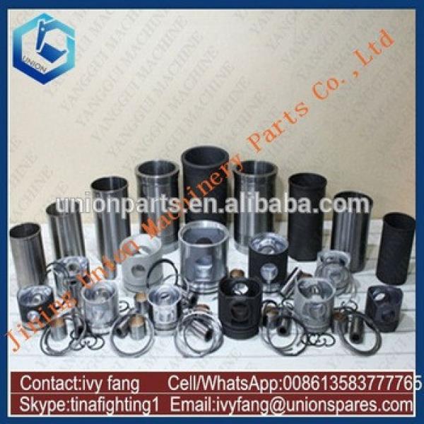 D6BR Engine Cylinder Liner Kit Piston Piston Ring for Hyundai Excavator R200LC #1 image