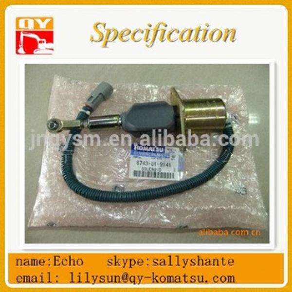 solenoid valve 6743-81-9141 for PC300-7 6D114E engine #1 image