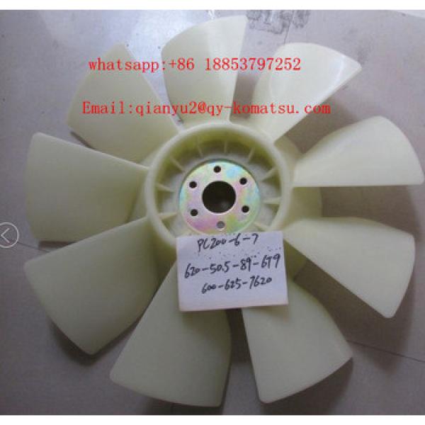 Factory price excavator spare parts cooing fan 600-625-7620 after cooler cooling fan #1 image