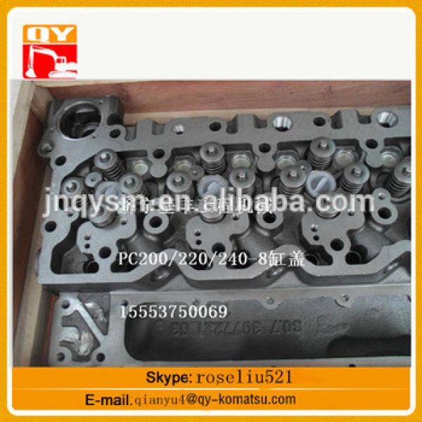 PC220-7 excavator cylinder head assy 6731-11-1370 for SAA6D102E engine parts #1 image