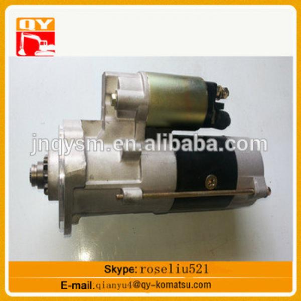 Gneuine PC200-5 PC200-6 excavator 6D95 engine parts starting motor 600-813-4421 China supplier #1 image