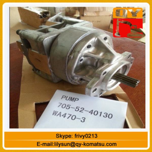 loader WA470-3 705-52-40130 hydraulic gear pump for sale #1 image