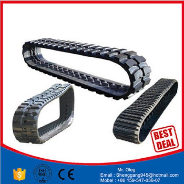 your excavator rubber running track material EX20UR.3 track rubber pad 250x52,5x76 #1 image