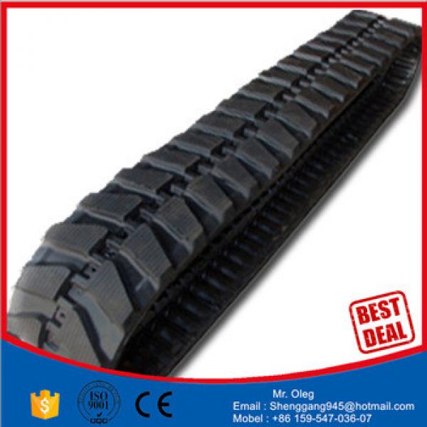 your excavator rubber track china EX20UR track rubber pad 250x52,5x78 #1 image