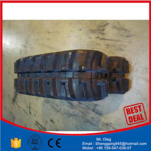 your excavator small rubber track EX12.1 track rubber pad 230x96x31 #1 image