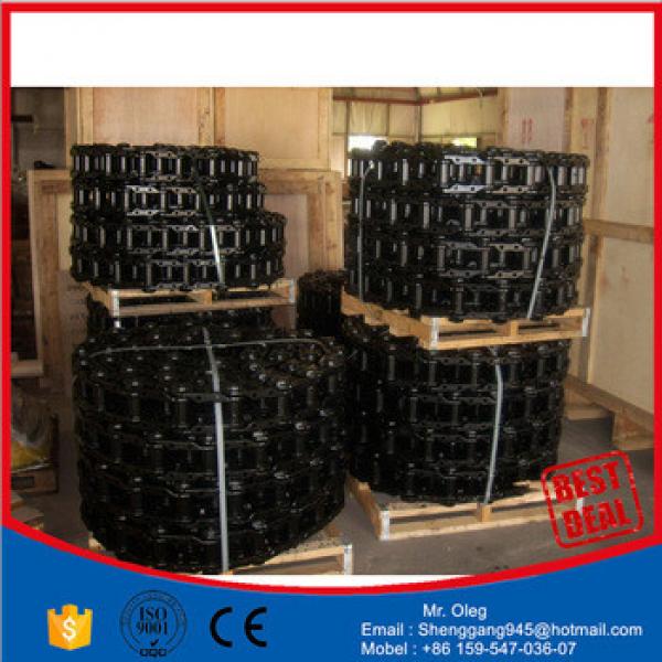 your excavator PC60LC-6 track chain Link shoe 201-32-00210 Track Roller 201-30-00062 Carrier Roller 203-30-53001 #1 image