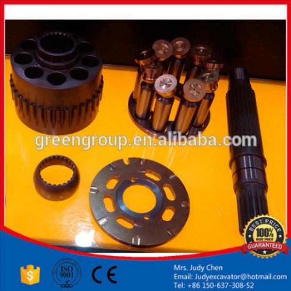 Kawasaki K3V112DT hydraulic pump parts: cylinder block,piston,valve plate,retainer plate,ball guide,shoe plate,coil spring #1 image