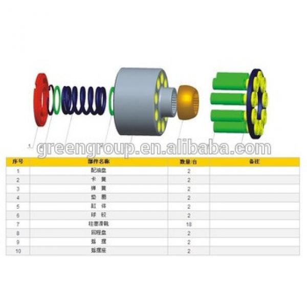 Uchida rexroth hydraulic gear pump repair inner parts,AP2D14LV,AP2D18LV,AP2D36LV,drive shaft,cylinder block,piston shoe #1 image