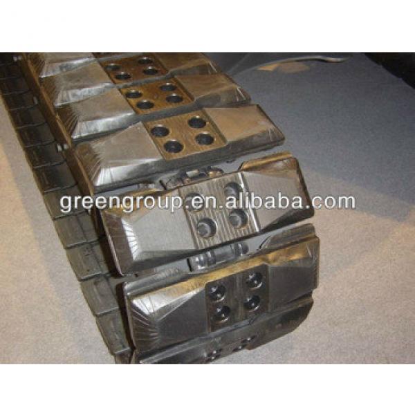 Excavator Interchangeable Chain-on Rubber Pads,clip on rubber pad,Samsung,Kubota,Bobcat,Volvo,Sumitomo, #1 image