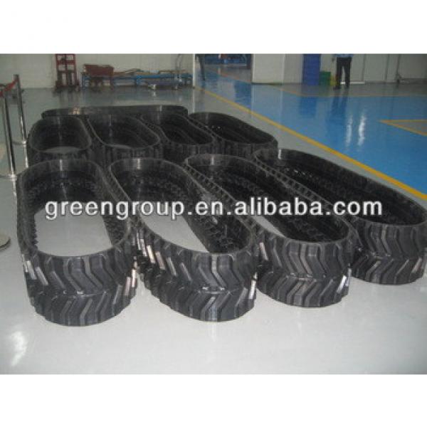 Hyundai rubber track,Robex 55-3,R55,Robex 60,R80-7,R190LC-5,R170LC-5,R205,ROBEX130,ROBEX 140,400X72.5X76, #1 image