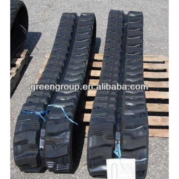 Kobelco SK35 mini excavator rubber track:SK75,SK60,SK30,SK80,SK50,SK120,SK65,SK70,SK03,SK40,SK100,SK25,SK55,SK50,SK45,SK80 #1 image