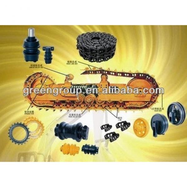 Kobelco,Daewoo,Volvo,Kubota,Sumitomo,Hyundai rubber tracks,crawler assembly,track shoes,driving wheel,track roll #1 image