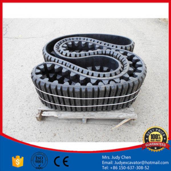 High Quality vio45 rubber tracks size 350x75.5x74 VIO27 VIO20 mini excavator rubber track 400x72.5x72 #1 image