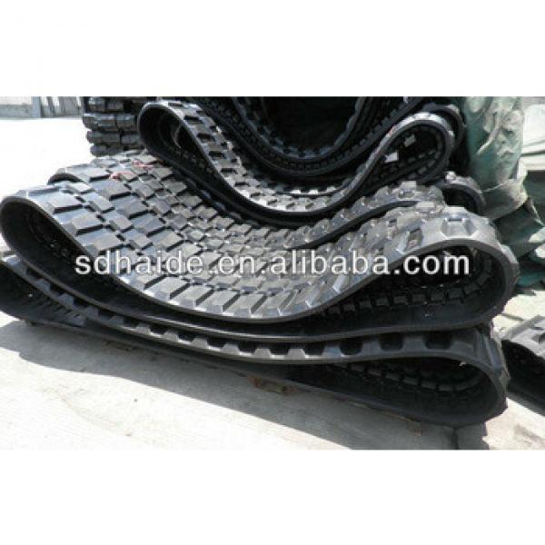 High Quality Hyundai Excavator Undercarriage R190 Rubber Track #1 image