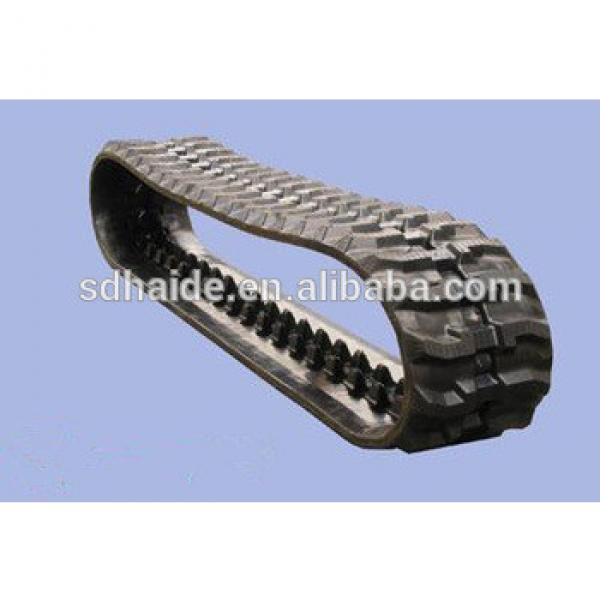 UE10 rubber track,230x72x42,super mini excavator rubber belt track #1 image