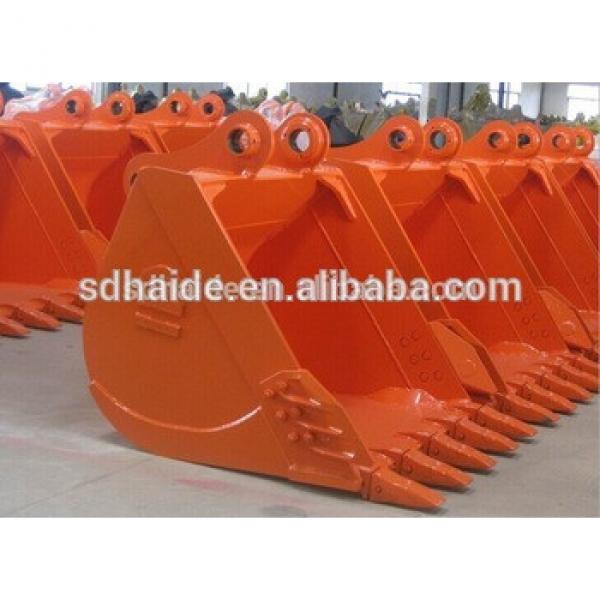 PC100 bucket,high quality PC100 excavator bucket for small bucket capacity, bucket drawing offered #1 image