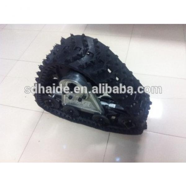 mini excavator rubber tracks for ,rubber track shoe assembly:DHS55,DH55-5,DH220-2,DH220-3,DH220-5,DH225-7,DH280-3,DH320,DH320-2/ #1 image