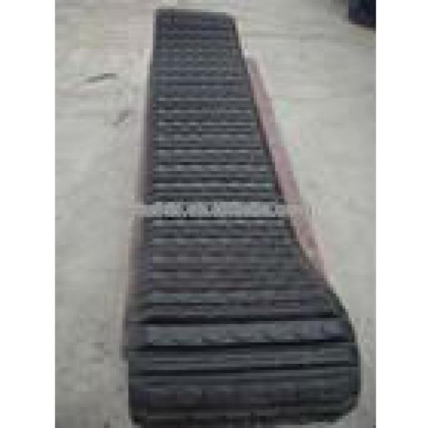 PC160 rubber track for excavator,pc60,pc50,pc30,PC45,PC75,PC120,PC90,PC160,kobelco:SK60,SK75,SK80,SK120,kato:HD250,HD400,HD700 #1 image