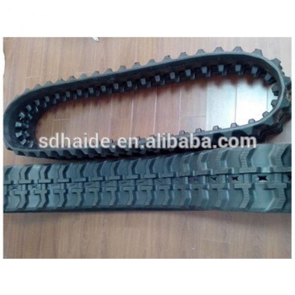 300x55.5x82 rubber track, rubber crawler track 300x55.5x78, rubber track undercarriage 300x55.5x76 for excavator farm machinery #1 image