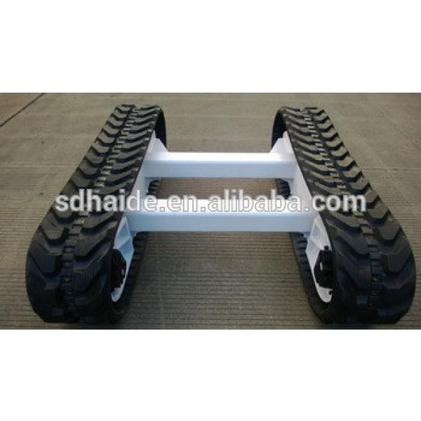 excavator 305CCR rubber track belt 400x72.5x76,rubber track for vehicles/excavator/skid steer loader #1 image
