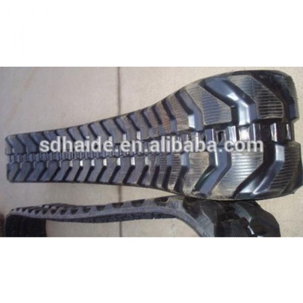 450x163x38 rubber track, rubber crawler track 450x163x36, rubber track undercarriage 450x163x37 for excavator PC60 PC70 PC75 #1 image