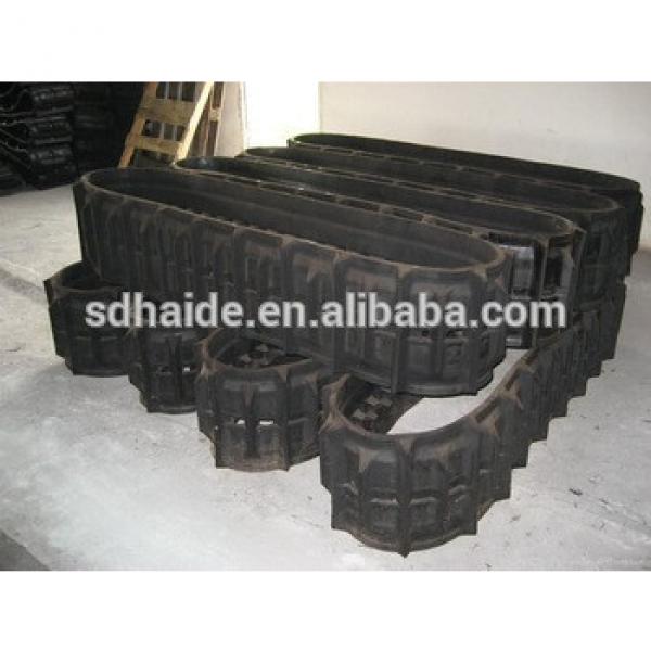 400x142x36 rubber track, rubber crawler track 400x142x37, rubber track undercarriage 320x106x39 for excavator farm machinery #1 image