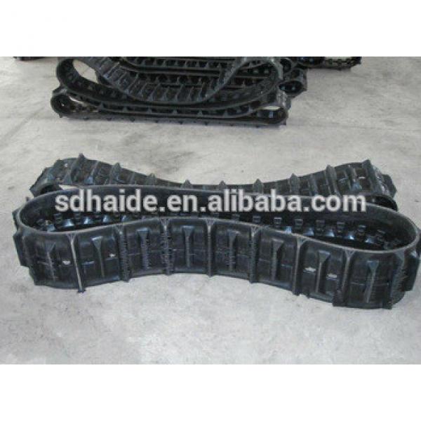 EX7 rubber track,excavator rubber crawler,EX7 rubber belt track #1 image