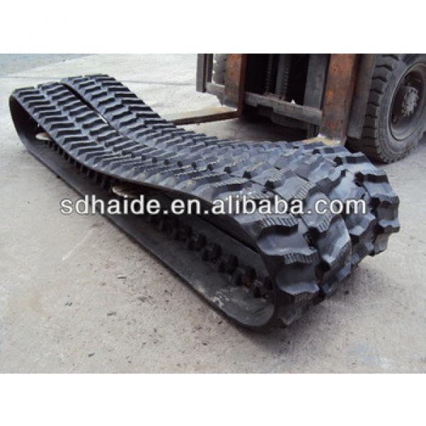 rubber track for excavator replacement, mini rubber track 150*72 #1 image