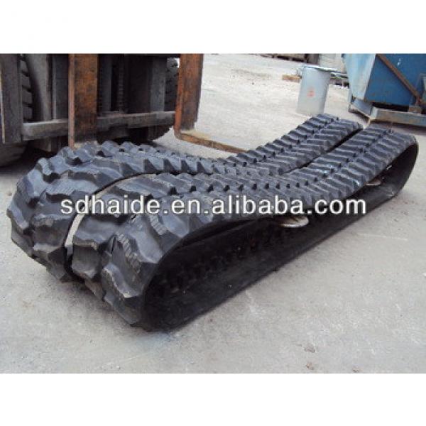 rubber track for excavator,rubber crawler,JS70,JS75,JS110,JS130,JS160 #1 image