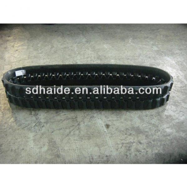 rubber track, rubber belt, excavator rubber part for pc50,ex200,kx300 #1 image