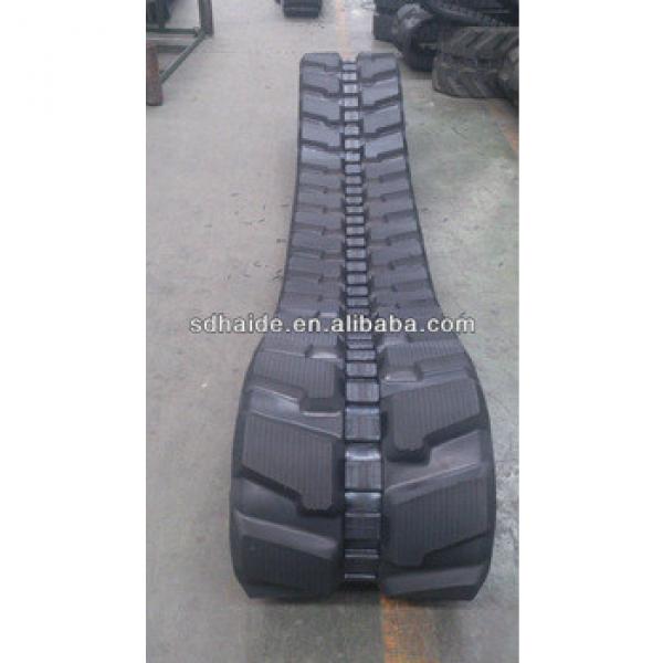 Rubber track 450x81,use for excavator and harvester, Takeuchi #1 image