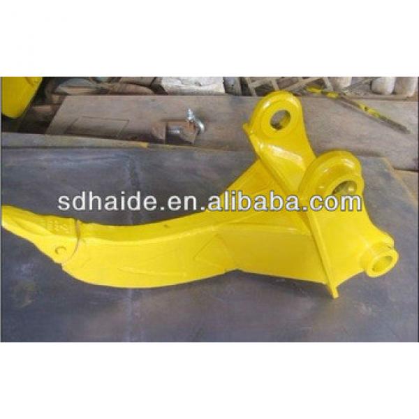 excavator spare parts PC200-7 single shank ripper 205-950-00120 including tooth point and pin #1 image