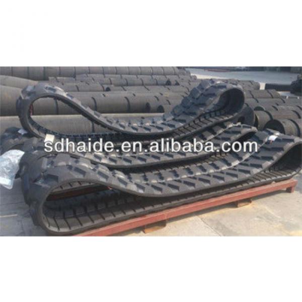 mini excavator rubber track for PC50UU PC30,PC35,PC40,PC50,PC50UU-2,PC50MR-2,PC55 #1 image