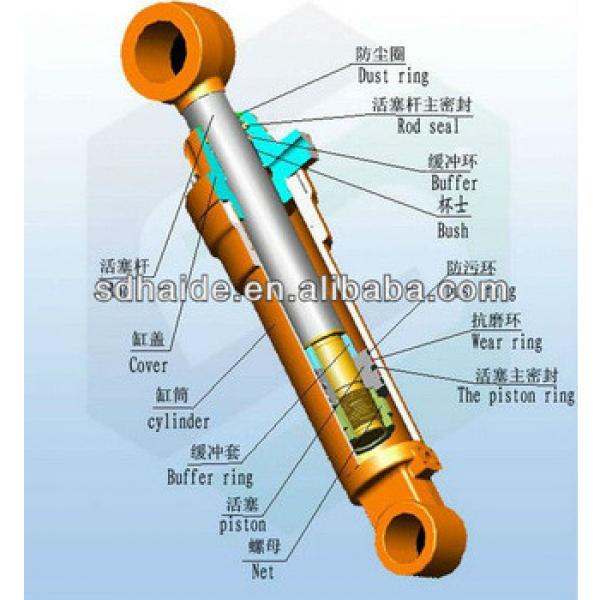 kobelco boom cylinder for SK450-6E, SK100-3-5, SK250-8, SK450-8,SK120-1-3-5, SK260-8, SK480LC, SK200-1-3-5 #1 image