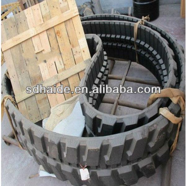 rubber crawler base/ rubber track for EX60/EX100/EX120/EX200/EX220/EX300/EX400/ZAX120/ZAX240 #1 image