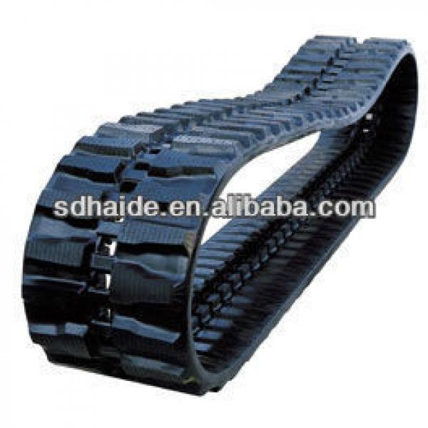 rubber track,rubber track shoe assembly for PC30/PC60/PC55/PC50/PC45/PC75/PC90/PC120/PC130/PC140/PC160 #1 image