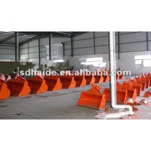 Hot selling !! PC300 12tons excavator tilt bucket and bucket teeth and cut siders #1 image